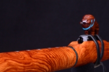 Western Red Cedar Burl Native American Flute, Minor, Mid G-4, #H15D